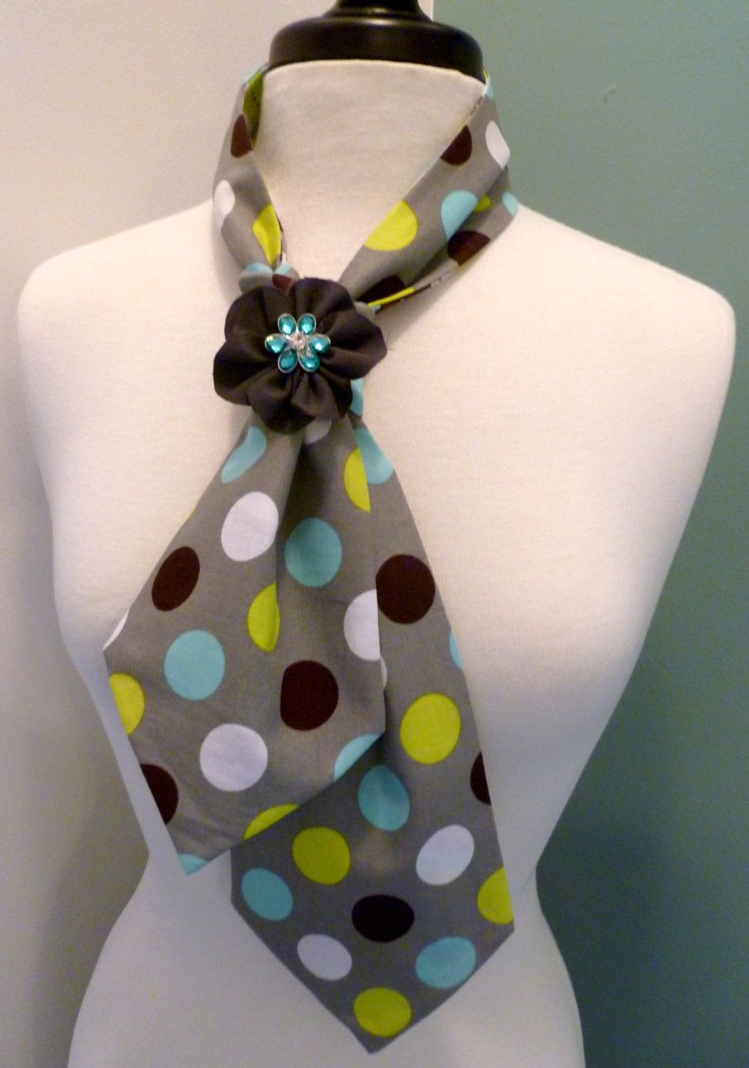 Upcycled Tie Scarf